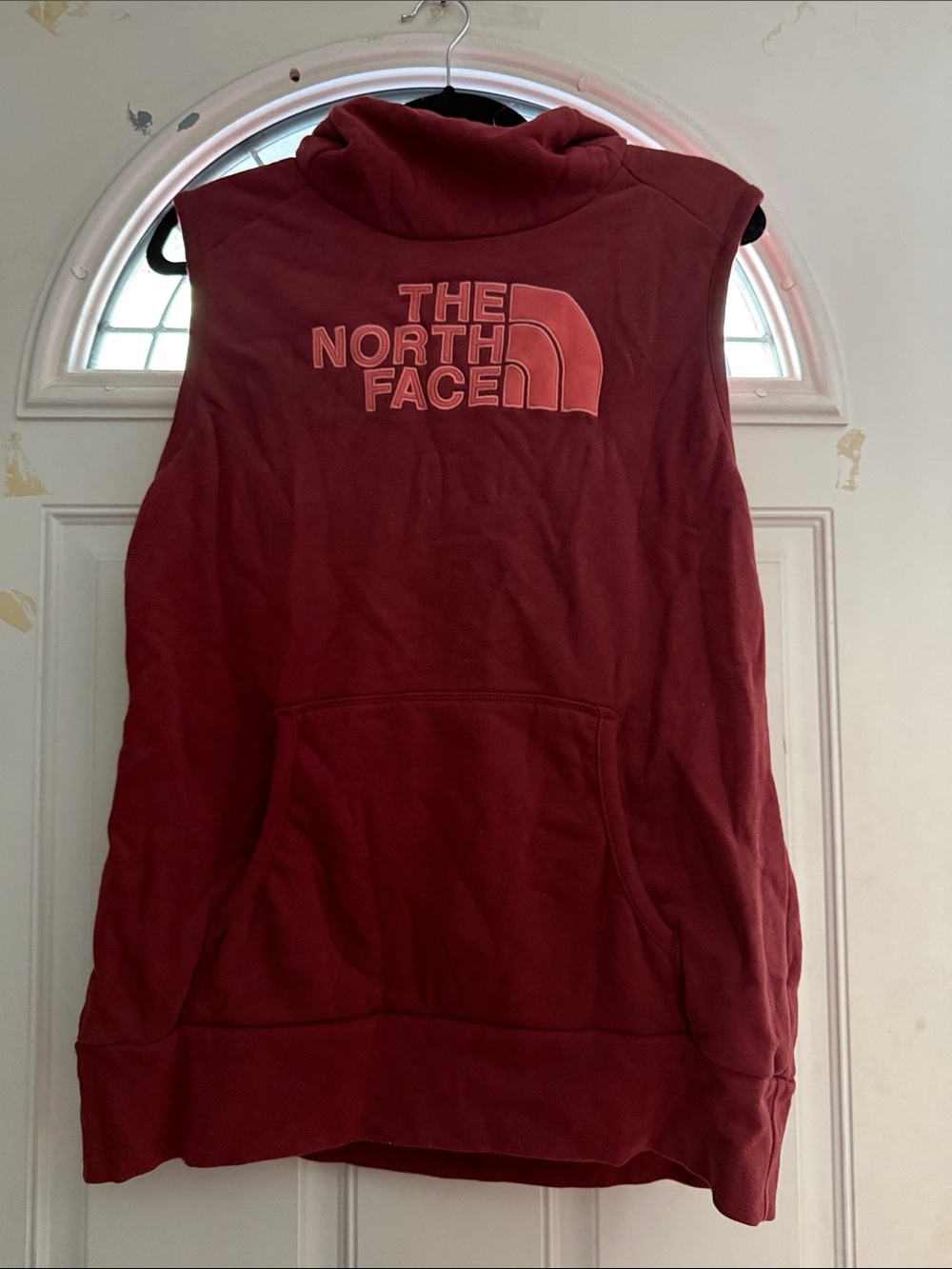 The North Face hooded sleeveless sweater